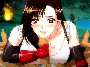 hentai tifa lockhart blowjob and swallow