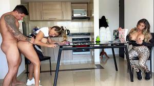 He fucked his sister-in-law in front of his wife! WHAT!? She masturbates and enjoys watching