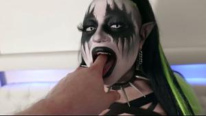 Assfucking a Finnish Goth Girl